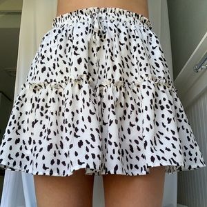 Princess Polly polkadot skirt